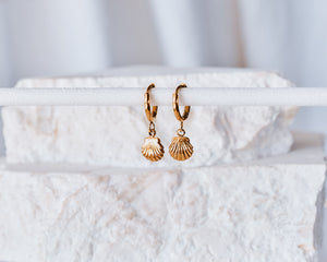 Shelly hoop earrings Gold