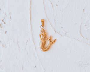 Sirena Mermaid Charm Gold or Silver