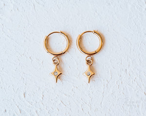 Astra hoop earrings Gold or Silver